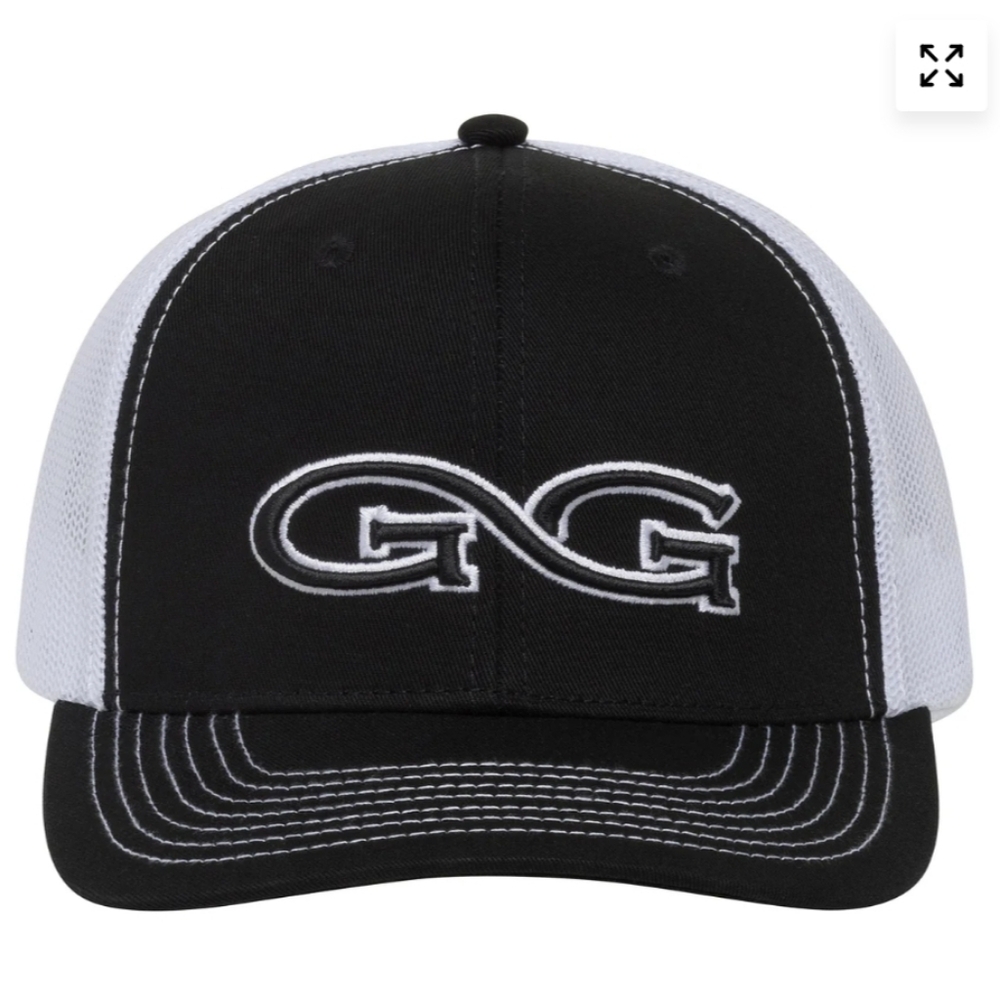 NWT! GameGuard Black and White Mesh Cap